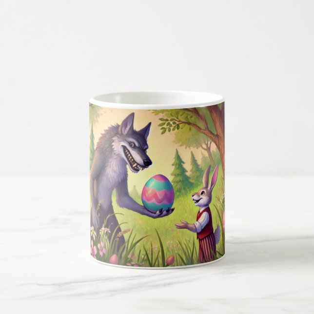 Mug Easter Surprise - Le cadeau du loup au lapin (Centre)