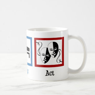 Mug Eat Sleep Act Funny Actor Theatre