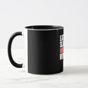Mug Eat Sleep Comédie musicale Répéter Actrice de Broa