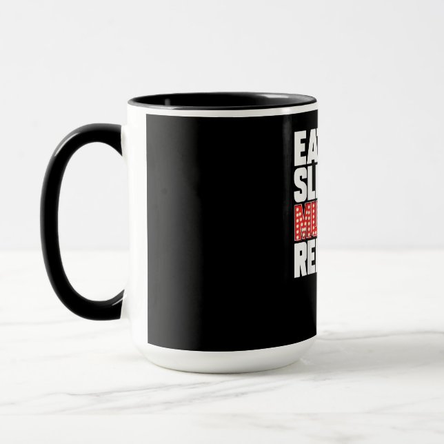 Mug Eat Sleep Comédie musicale Répéter Actrice de Broa (Gauche)