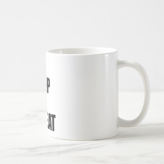 Mug Eat Sleep Ski Repeat Winter Mountains Skiing Lodge (Droite)