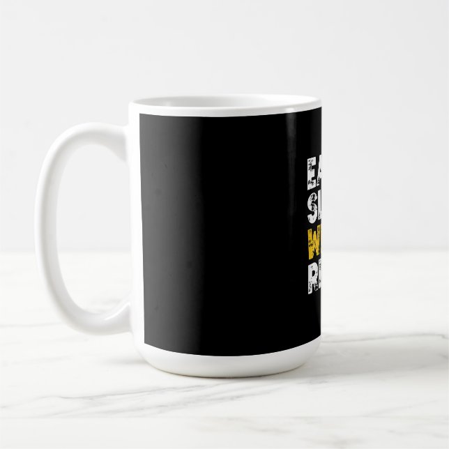 Mug Eat Sleep Wire Répéter l'électricien Électricien é (Gauche)