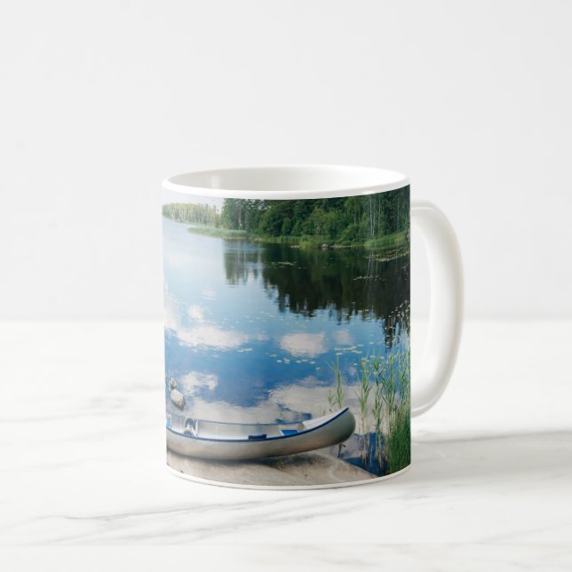 Mug Eau | Canot sur le lac Suède (Devant droit)