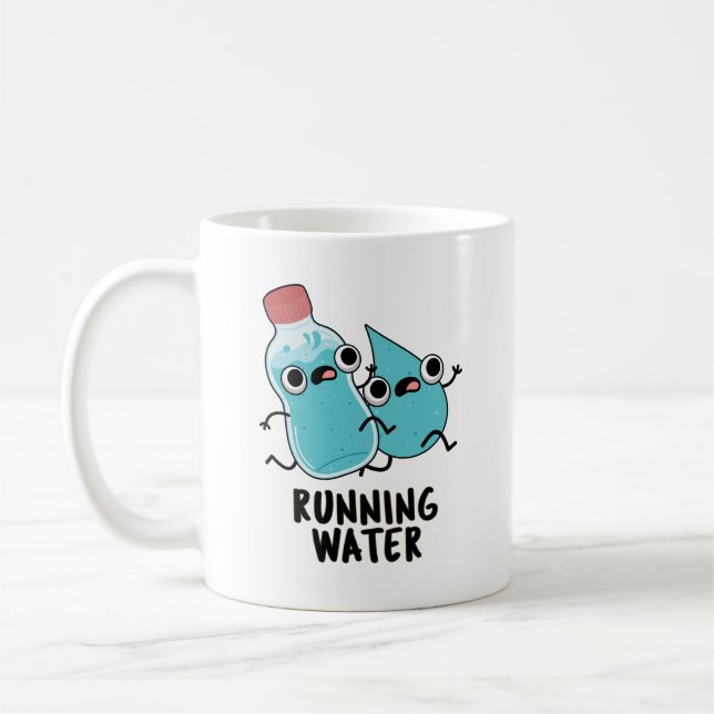Mug Eau courante amusante Plume à eau (Gauche)