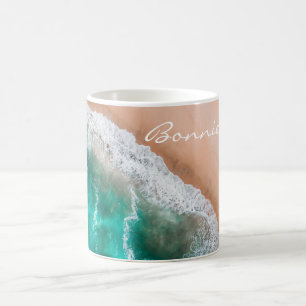 Mug Eau de plage de sable en bord de mer été tropica