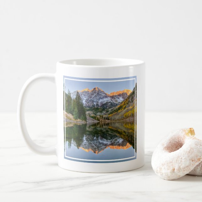 Mug Eau | Maroon Bells Lake Aspen Trees (Avec donut)