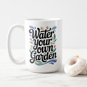 Mug Eau votre propre jardin Inspiration Florale Citati