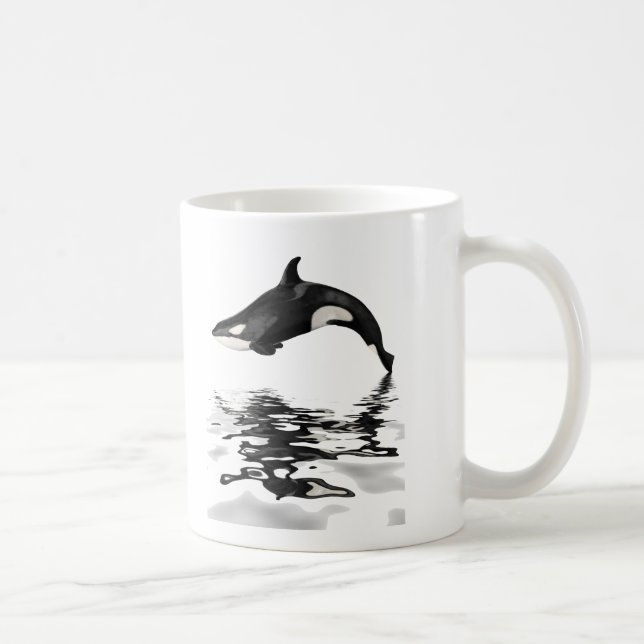 Mug Ebaleine isolée avec réflexion (Droite)