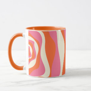 Mug Ebb et flux 4 - rose, orange et crème