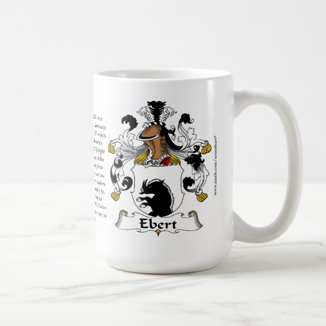 Mug Ebert, l'origine, la signification et la crête (Droite)