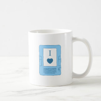 Mug ebooks du coeur i (bleus)