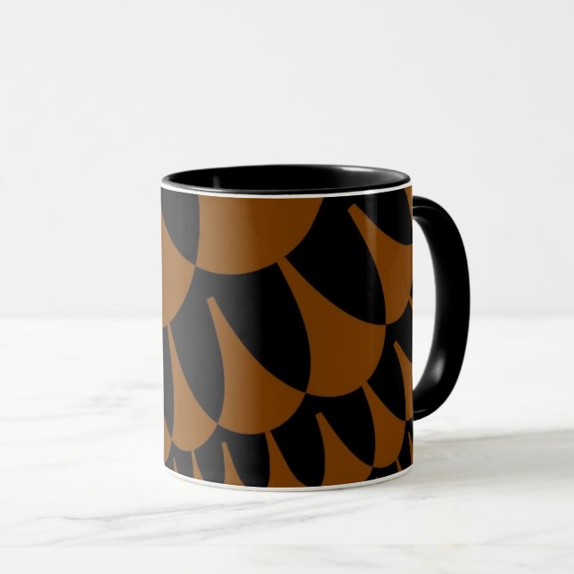 Mug Écaille marron et noire (Devant droit)