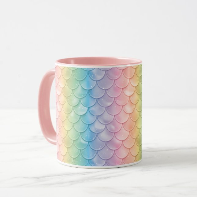 Mug Écailles de dragon de sirène  (Devant gauche)