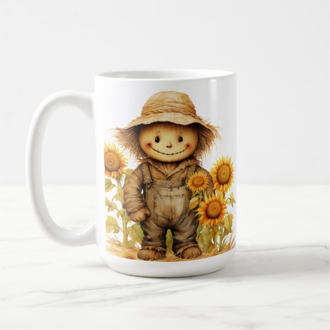 Mug Écart avec des tournesols (Gauche)