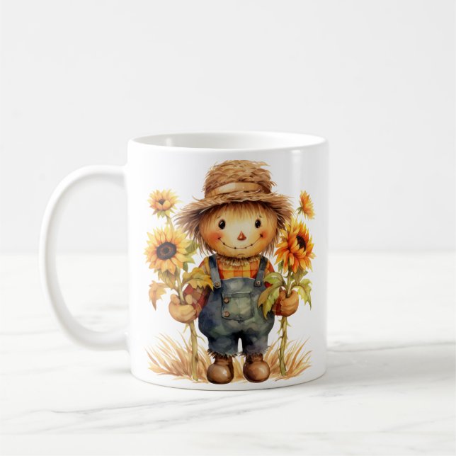 Mug Écart avec tournesol (Gauche)