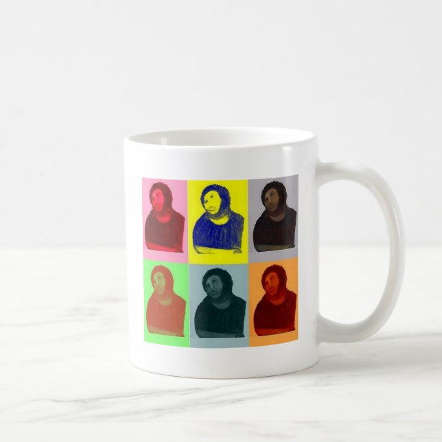 Mug Ecce homo - style d'art de bruit (Droite)