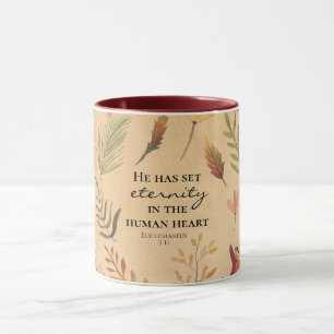 Mug Ecclésiaste 3:11 Il a mis l'éternité dans le coeur