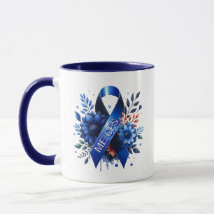 Mug Écéphalomyélite myalgique Ruban de sensibilisation