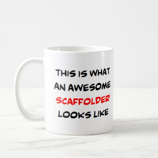 Mug échafaudage, génial (Gauche)