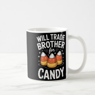 Mug Échangerai frère contre bonbons d'Halloween tenue