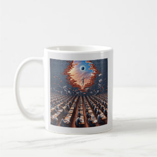 Mug Échapper à la Matrice : Salle d'examen surréaliste