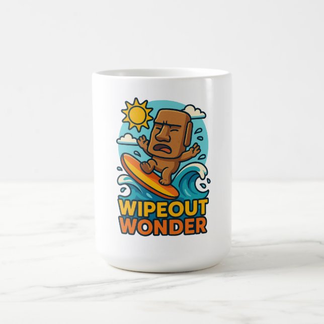 Mug Échec du Surf Wipeout Moai Chibi (Centre)