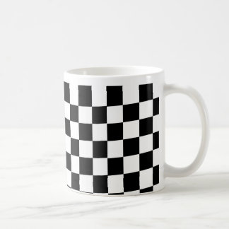 Mug Échecs à damiers à damiers race motif noir blanc