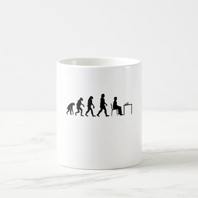 Mug Échecs - Évolution du joueur d'échecs (Centre)