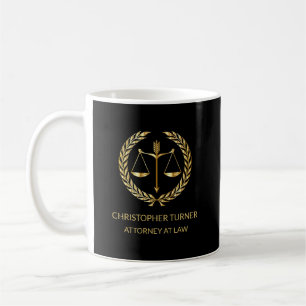 Mug Échelle d'or de la musique à café de la justice