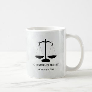 Mug Échelle noire de la musique à café de la justice