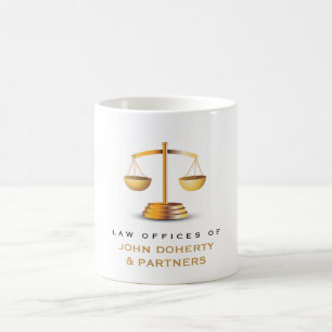 Mug Échelles classiques de justice   Bureau du droit