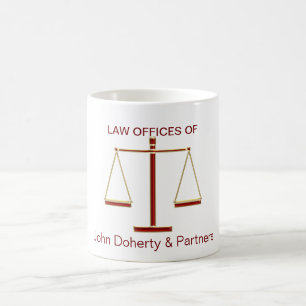 Mug Échelles de cabinet juridique de la justice  