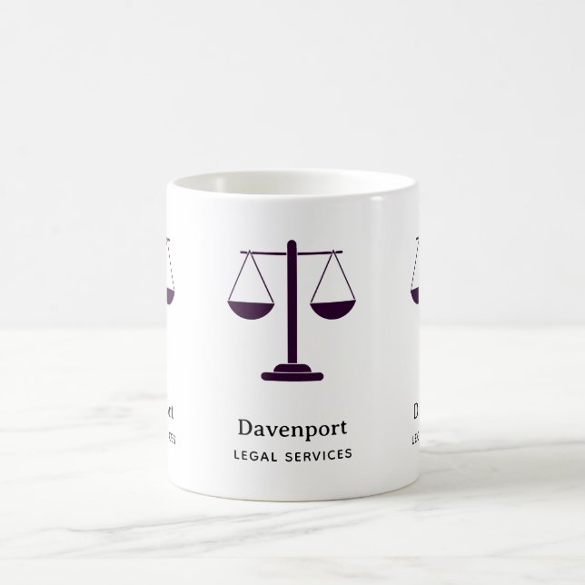 Mug Échelles de Justice Services Juridiques Symbole En (Centre)