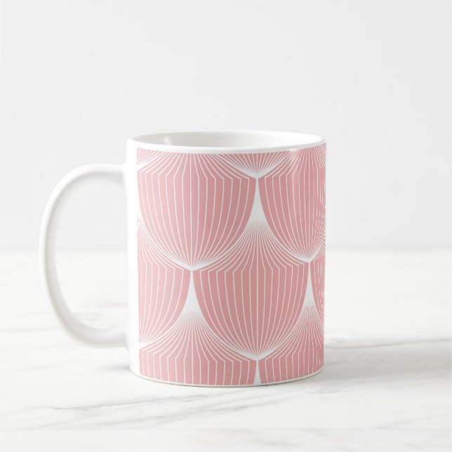 Mug Echelles linéaires des années 20 : Motif élégant (Gauche)
