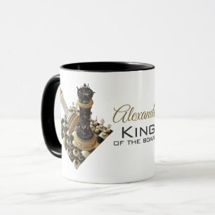 Mug Échiquier de champion d'échecs