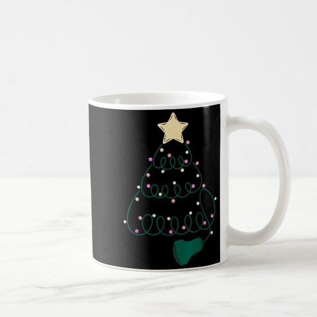 Mug Échographe Sapin de Noël Échographie Mfm Sonograp (Droite)