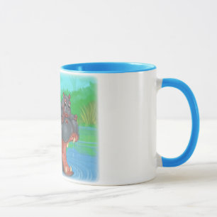 Mug Éclaboussure d'hippopotame