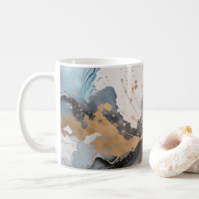 Mug Éclaboussure d'or (Avec donut)