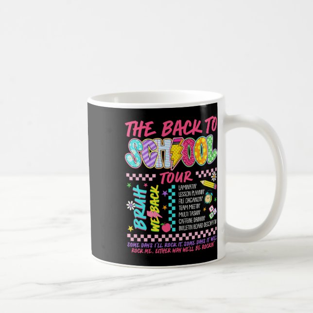 Mug Éclair Abcd Retour à l'école Tour Bruh We Ba (Droite)
