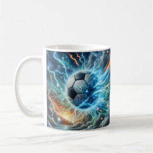 Mug Éclair bleu électrique