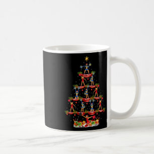 Mug Éclairage de Noël drôle de Cheerleading Arbre de N