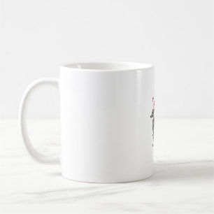 Mug Éclairage de Noël Père Noël équitation Chien gris