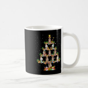 Mug Éclairage de Noël Santa Brittany Spaniel Chien de
