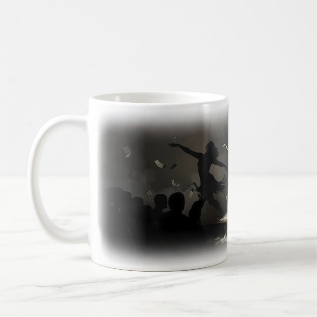 Mug Éclairage de scène de danseuse privée Glamour (Gauche)