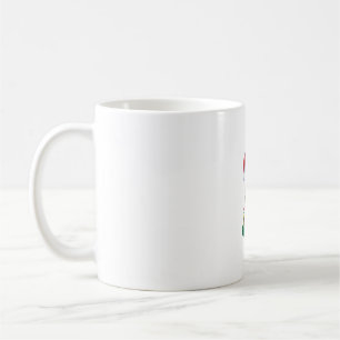 Mug Éclairage Noël Chapeau noir russe Terrier chien