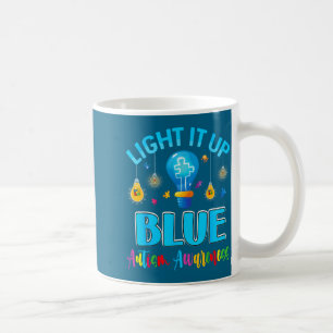 Mug Éclairer en bleu hommes femmes sensibilisation à l