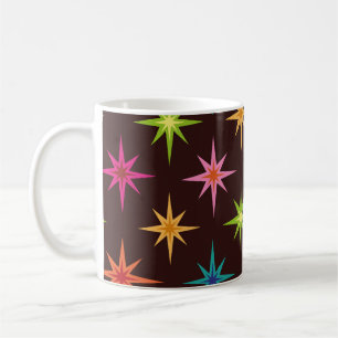 Mug Éclatantes Fusées Atomiques de la Mi-Siècle Funky