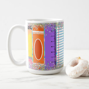 Mug Éclats de fournitures scolaires
