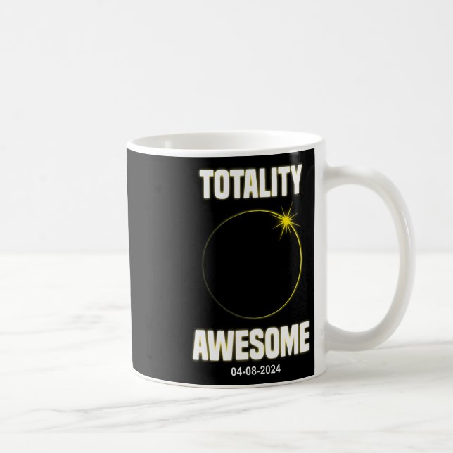Mug Eclipse Chemise Totalité Magnifique Total Solaire  (Droite)