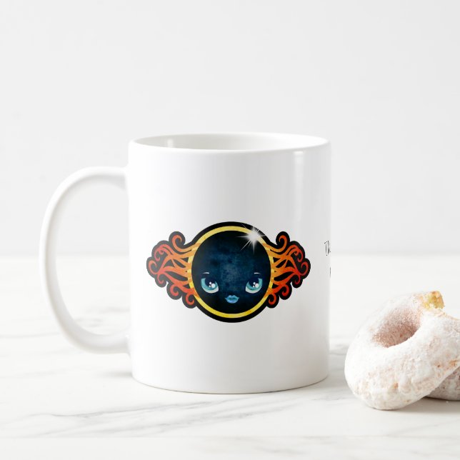 Mug Éclipse solaire 2017 (Avec donut)